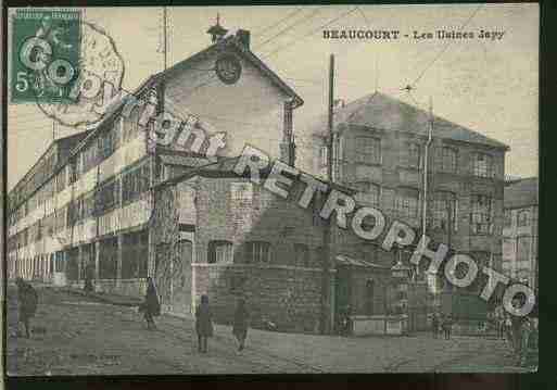 Ville de BEAUCOURT Carte postale ancienne